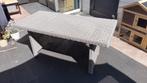 tuintafel kunststof aluminium frame rotan look, Ophalen of Verzenden, Nieuw, Aluminium