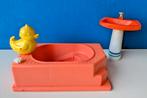 Rose badkuip en wasbak/Mattel Barbie Kelly Fleur, Ophalen of Verzenden, Gebruikt, Sanitair