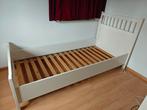 Eenpersoons bedframe Ikea Hemnes 207x99, Ophalen, Eenpersoons, Wit, 200 cm