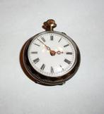 Zakhorloge Remontoir Cylindre zilver, Ophalen of Verzenden, Gebruikt