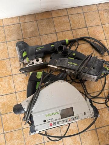 Festool Gereedschap Set invalzaag decoupeerzaag schaaf beschikbaar voor biedingen
