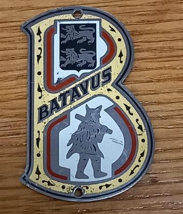 Batavus fietsplaatje - balhoofdplaatje- origineel 1960-1970 beschikbaar voor biedingen