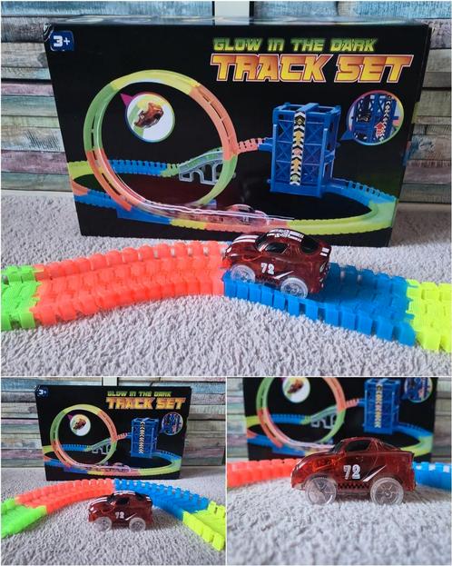 Glow In The Dark Racebaan, Kinderen en Baby's, Speelgoed | Racebanen, Zo goed als nieuw, Ophalen of Verzenden
