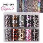 10 Stuks Nail Art Folies Set in Doos. Nagels/Nailart., Ophalen of Verzenden, ., ., .