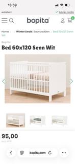 Bopita senn wit baby bed 60x120, Ophalen, Zo goed als nieuw, Jongetje of Meisje