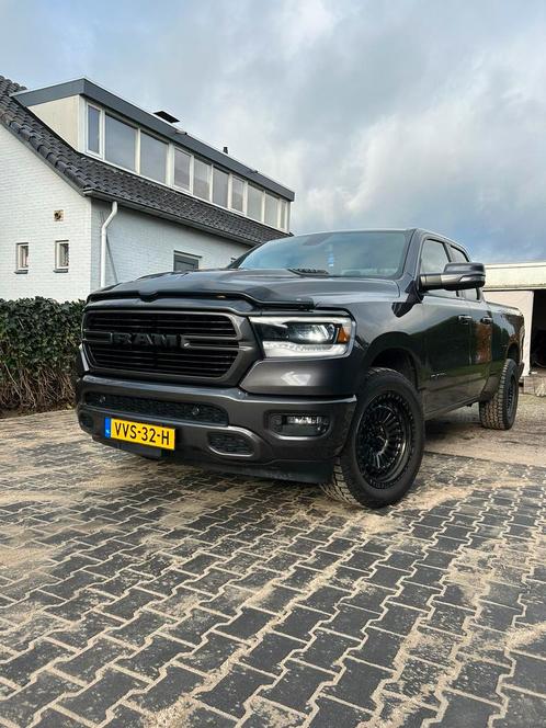 Dodge RAM 1500 sport RAM 2019 model Grijs kenteken 5.7, Auto's, Bestelauto's, Particulier, 4x4, ABS, Adaptieve lichten, Adaptive Cruise Control