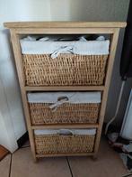 Kast met mandjes, Huis en Inrichting, Kasten | Ladekasten, Ophalen, Minder dan 50 cm, Gebruikt, 3 of 4 laden