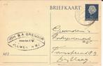 VLIJMEN 1955 Joh.B.A. GREGOOR Groote Kerk 14, Verzamelen, Ansichtkaarten | Nederland, Verzenden, 1940 tot 1960, Gelopen, Noord-Brabant