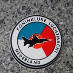 Witte Sticker Koninklijke luchtmacht Nederland straaljager, Verzamelen, Stickers, Ophalen of Verzenden, Zo goed als nieuw