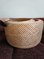 Sinnerlig hanglamp riet, Ophalen, Zo goed als nieuw, Hout, 50 tot 75 cm