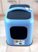 Kattenbak Rhoto MyPet - blauw -51x39,5x44,3 cm-, Ophalen, Gesloten