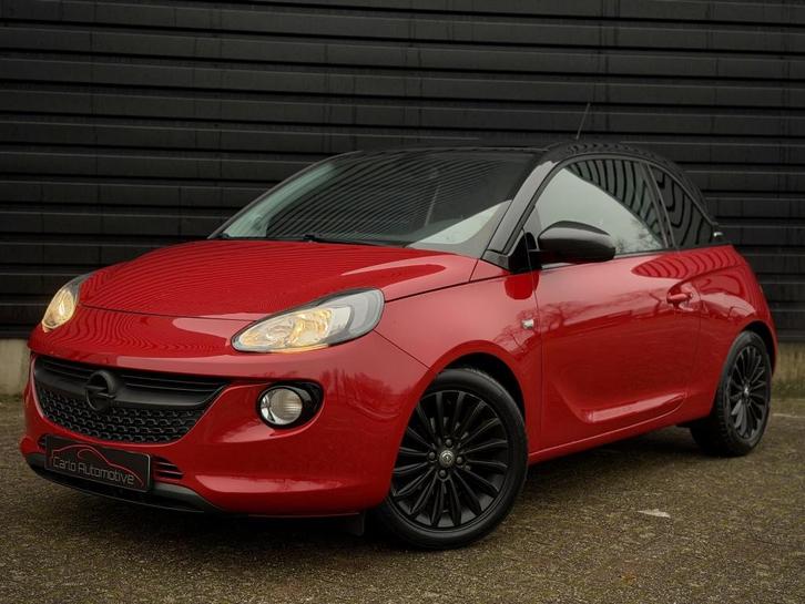 Opel ADAM 1.0 Turbo Slam LEER|PANO|STUUR+STOELVERW|NAVI|PDC, Auto's, Opel, Bedrijf, Te koop, ADAM, ABS, Airbags, Airconditioning