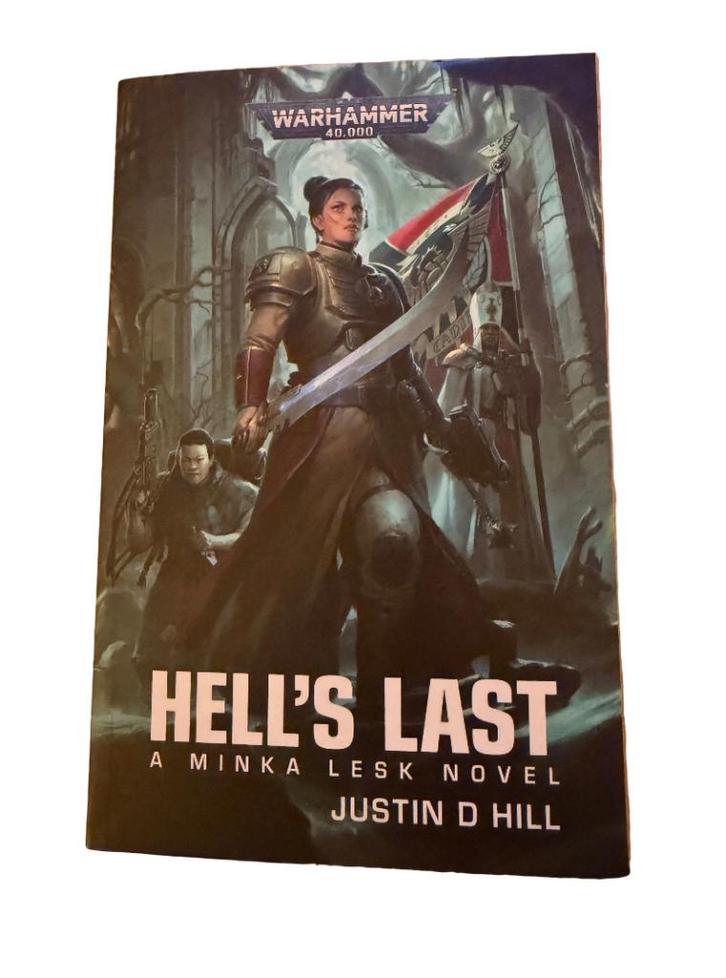 Warhammer Black Library Hell's Last A Minka Lesk Novel, Hobby en Vrije tijd, Wargaming, Zo goed als nieuw, Warhammer, Ophalen of Verzenden