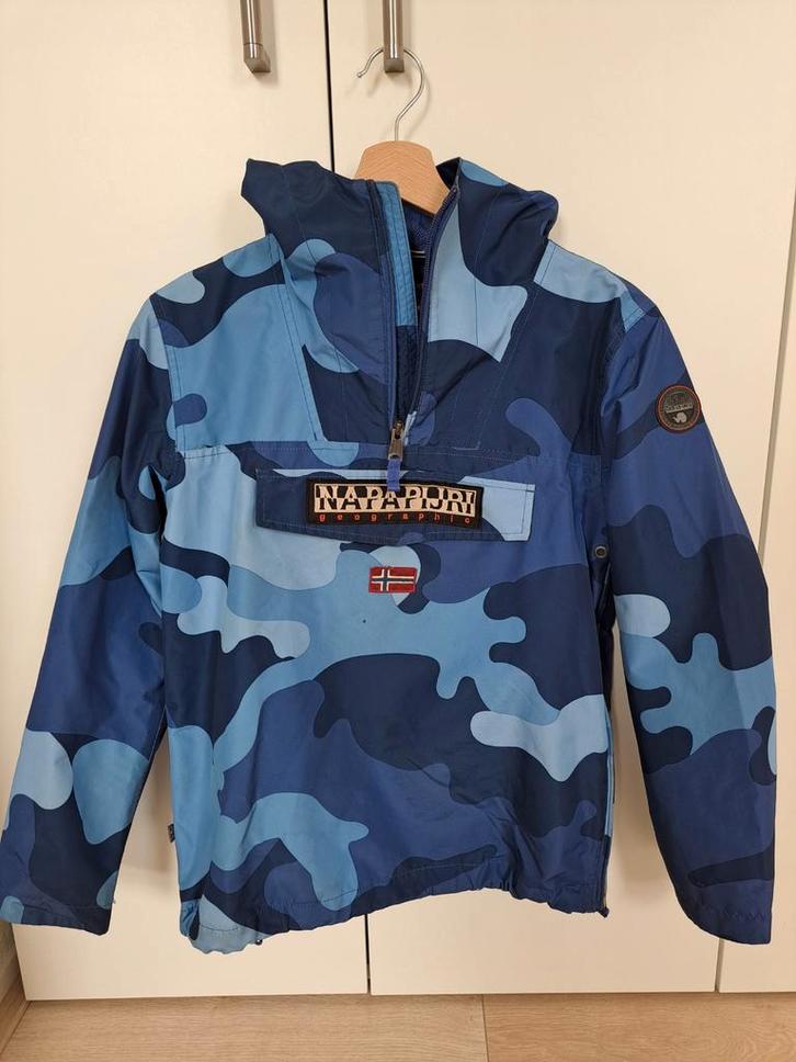 Stoere Napapijri Jas - Maat 162, Kinderen en Baby's, Kinderkleding | Maat 164, Zo goed als nieuw, Jongen of Meisje, Jas, Ophalen of Verzenden