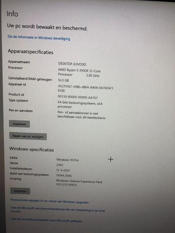 Krachtige Game PC - Ryzen 9, 16GB RAM, RTX beschikbaar voor biedingen