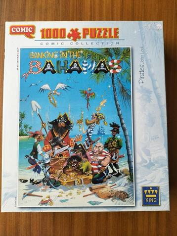 Comic puzzel Piraten - Banking in the Bahamas (1000 st.) beschikbaar voor biedingen