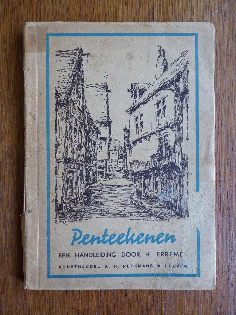 Penteekenen een handleiding door H. Erremes, Boeken, Hobby en Vrije tijd, Gelezen, Tekenen en Schilderen, Ophalen of Verzenden