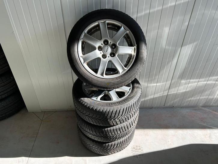 Volkswagen Polo velgen met winterbanden, Auto-onderdelen, Banden en Velgen, Banden en Velgen, Winterbanden, 16 inch, 205 mm, Personenwagen