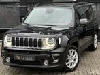 Jeep Renegade 1.3T Limited Automaat ACC Leder Stoelverwarmin, Auto's, Gebruikt, Zwart, 4 cilinders, 150 pk
