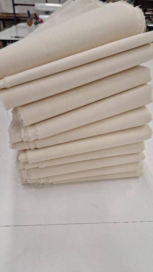 Lappen canvas (11 stuks), Hobby en Vrije tijd, Stoffen en Lappen, Nieuw, Katoen, 120 cm of meer, Beige, Ophalen of Verzenden