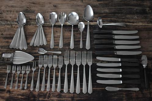 Gero Zilmeta 552 Rilrug 5 personen ebba cassette met kartels, Huis en Inrichting, Keuken | Servies, Gebruikt, Overige materialen