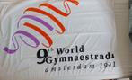 Vlag Gymnaestrada Amsterdam 1991, Diversen, Vlaggen en Wimpels, Gebruikt, Ophalen