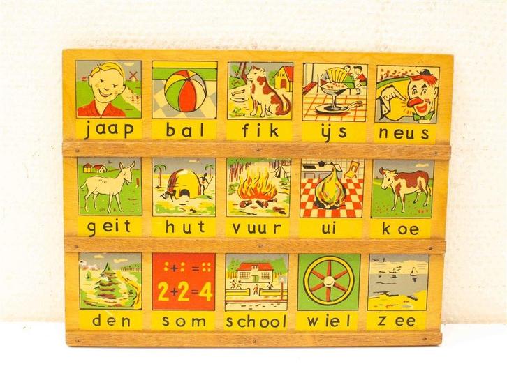 Houten leesplankje 37822, Kinderen en Baby's, Speelgoed | Houten speelgoed, Gebruikt, Ophalen of Verzenden