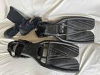 Never used Twin Jet fins and Aqua Lung booties with dive bag, Ophalen, Nieuw, Zwem- of Duikvliezen