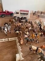 Schleich paardjes, paardenbak, poetsplaats, hekken etc!!, Ophalen of Verzenden, Zo goed als nieuw, Paard, Beeldje of Figuurtje