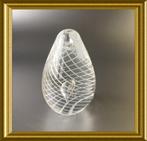 Mooie glazen presse papier/ paperweight met spiraal, Antiek en Kunst, Antiek | Glas en Kristal, Ophalen of Verzenden