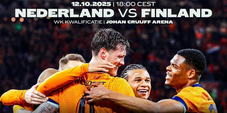 Nederland - Finland Voetbaltickets, Tickets en Kaartjes, Sport | Voetbal, Drie personen of meer, Oktober, Losse kaart