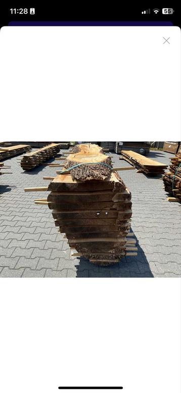 Eiken schaaldelen 2500x800x50mm beschikbaar voor biedingen