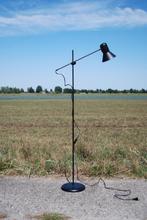 Vloer-Leeslamp, hengellamp Massive, Huis en Inrichting, Vintage, Ophalen of Verzenden, Nvt, Metaal