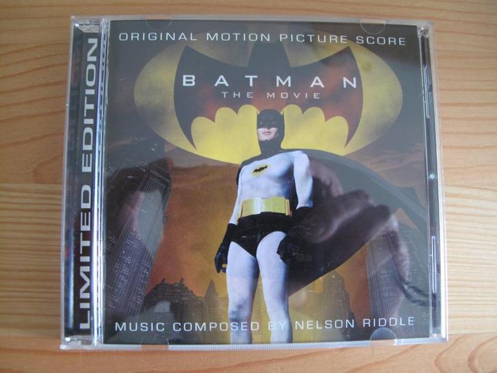 BATMAN – THE MOVIE Soundtrack cd - Nelson Riddle, Cd's en Dvd's, Cd's | Filmmuziek en Soundtracks, Zo goed als nieuw, Ophalen of Verzenden