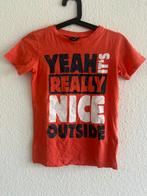 Rood T-shirt met tekstprint Chapter Young, maat 134/140, Kinderen en Baby's, Kinderkleding | Maat 134, Chapter Young, Ophalen of Verzenden
