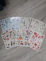 B 19 vellen stickers, Ophalen, Nieuw, Papier of Karton, Scrap