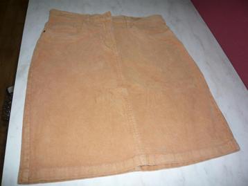Up2FASHION rib corduroy rok zandkleur 48cm nieuw mt 36-38 beschikbaar voor biedingen