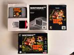 Donkey Kong 64 N64 Compleet in Doos + Expansion Pak, 1 speler, Ophalen of Verzenden, Zo goed als nieuw, Vanaf 3 jaar