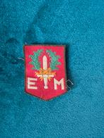 Mouw embleem 1947 EM Expeditionaire Macht, Ophalen of Verzenden, Landmacht, Nederland, Embleem of Badge