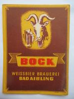 bieretiket Duitsland 21-12, Ophalen of Verzenden, Gebruikt, Overige typen, Overige merken