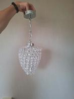 Kristallen Hanglamp, Huis en Inrichting, Lampen | Hanglampen, Ophalen, Zo goed als nieuw, Glas, Modern