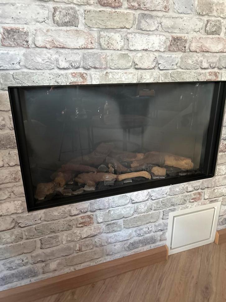 Faber Gaskachel - Inbouwhaard, Huis en Inrichting, Haarden, Gebruikt, Gashaard, Ophalen