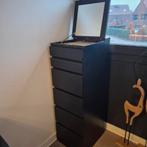 Malm ladekast met spiegel. Make up kast. Ikea, Ophalen, Gebruikt