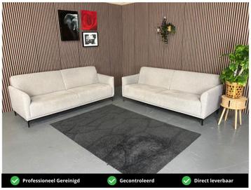 GRATIS LEVERING Set Banken Grijs 220x80 REFURBISHED beschikbaar voor biedingen