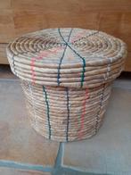 Leuke ibiza style opberg mand, Ophalen, Zo goed als nieuw, Rond, Riet