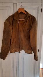 stoere leren jas M/L, Kleding | Heren, Jassen | Zomer, Ophalen of Verzenden, Gedragen, Overige kleuren