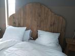 Houten hoofdbord  met bed ombouw.sober van huisjes sf180/200, Ophalen, Tweepersoons, 180 cm, 200 cm