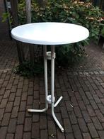 Witte statafel 70 cm doorsnede, Ophalen, Zo goed als nieuw