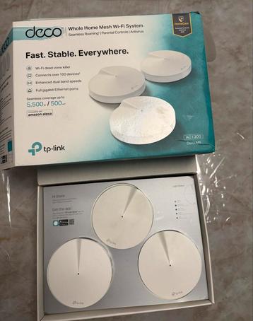 TP-Link Deco M5 Mesh WiFi Systeem (3 stuks) beschikbaar voor biedingen