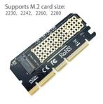 M.2 SSD PCIE Adapter M.2 NVMe SSD NGFF naar PCIE, Ophalen of Verzenden, Nieuw, Desktop